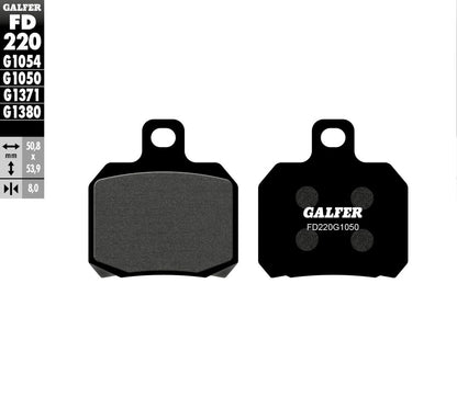 GALFER BRAKE PAD SEMI METAL SCOOTER FD220G1050