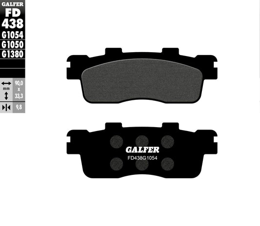 GALFER Brake Pad SEMI Metal FD438G1054