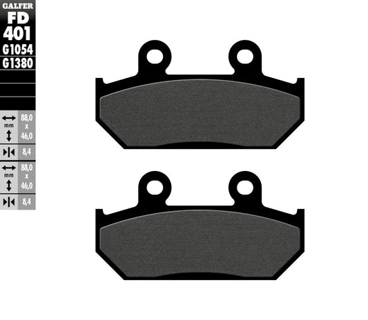 GALFER Brake Pad SEMI Metal FD401G1054