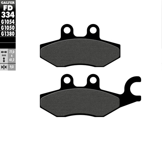 GALFER Brake Pad SEMI Metal FD334G1054
