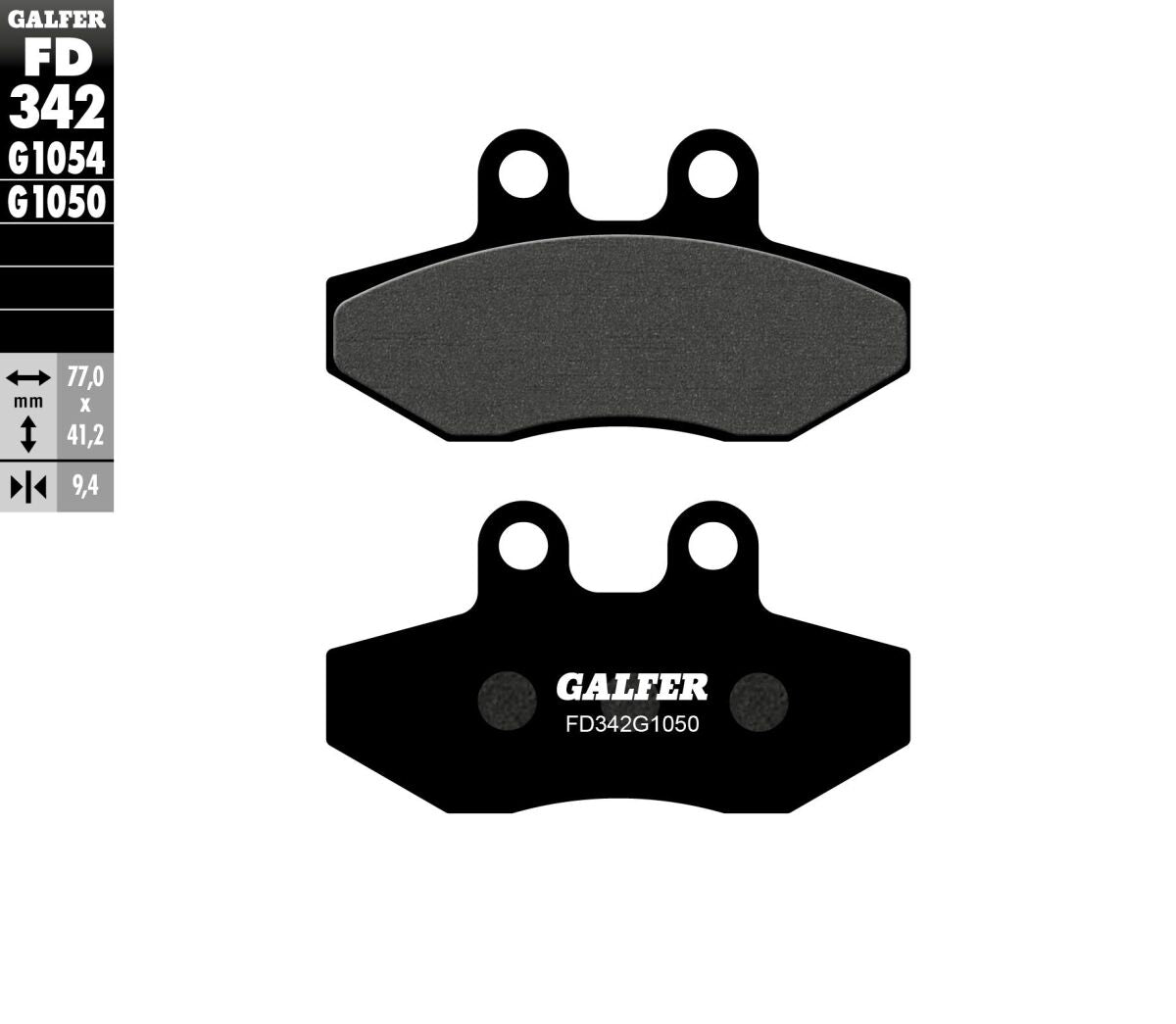 GALFER BRAKE PAD SEMI METAL SCOOTER FD342G1050