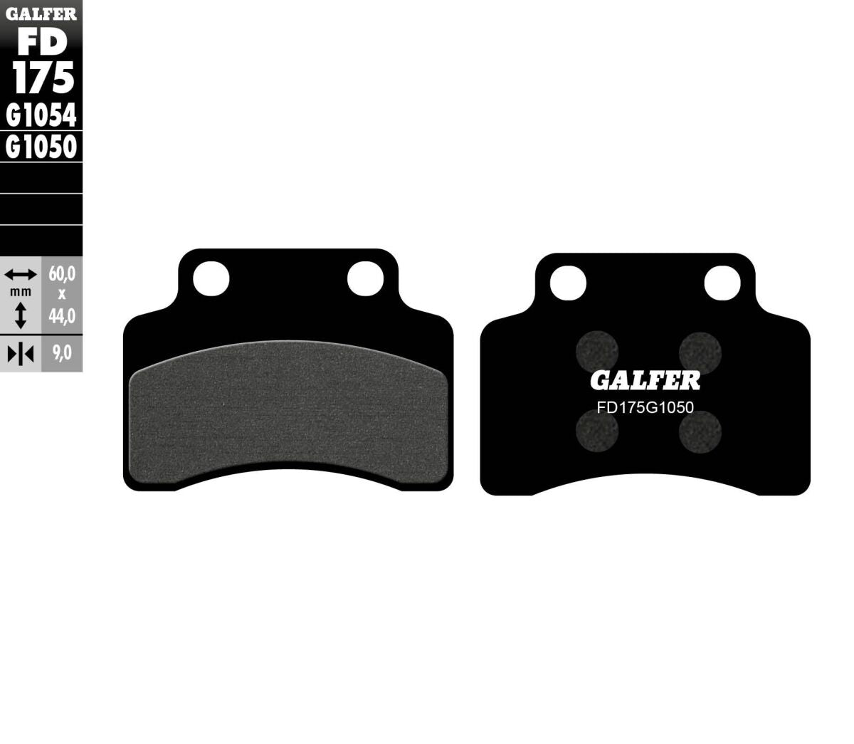 GALFER BRAKE PAD SEMI METAL SCOOTER FD175G1050