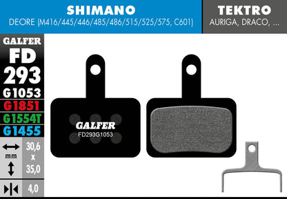 GALFER BRAKE PAD PERFORMANCE FD293G1053