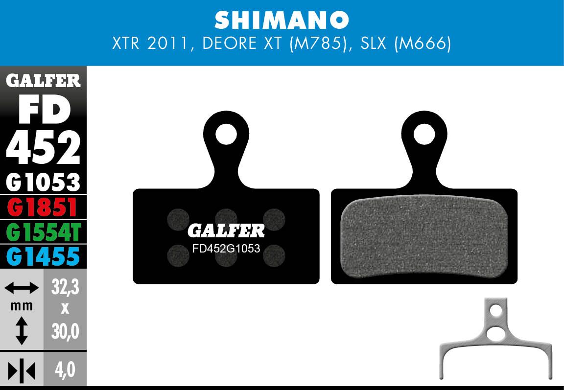 GALFER BRAKE PAD PERFORMANCE FD452G1053