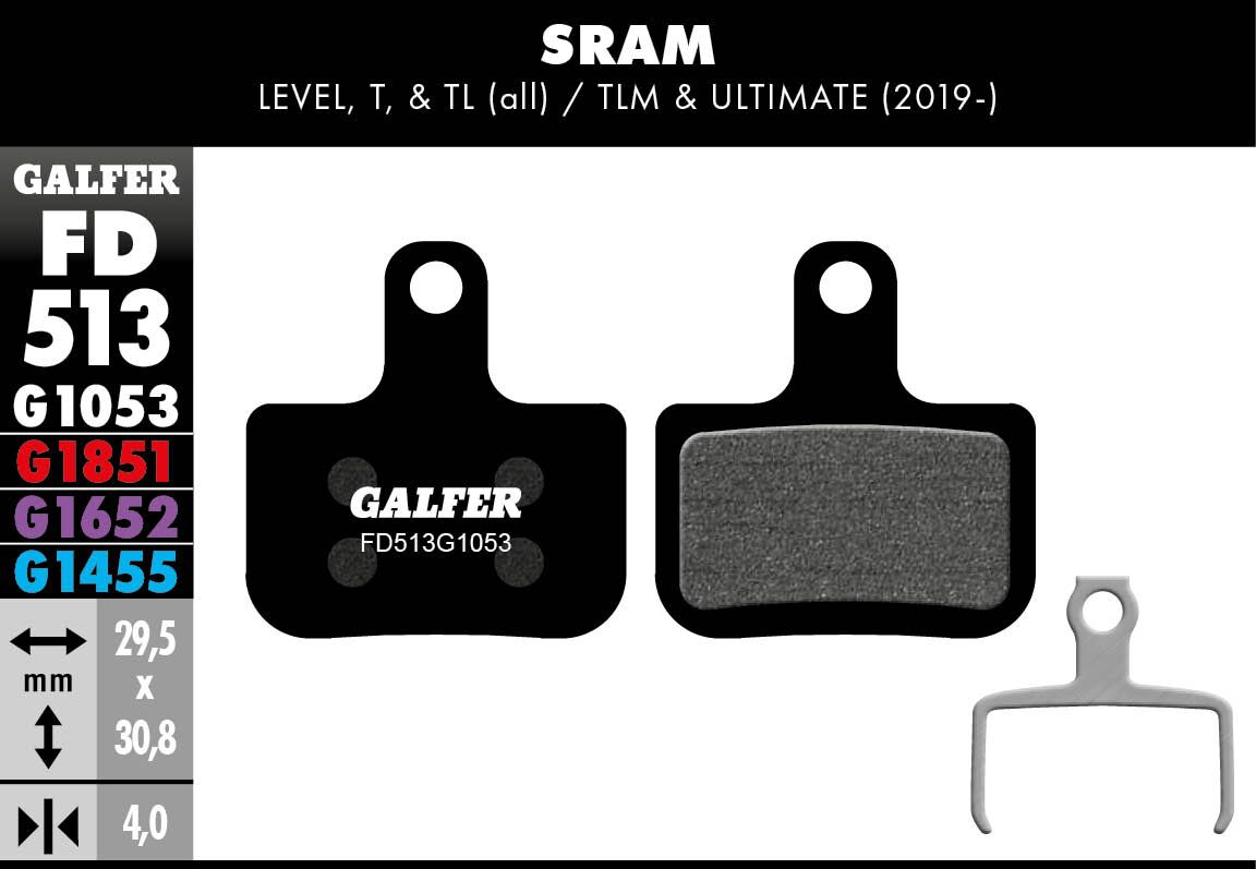 GALFER BRAKE PAD PERFORMANCE FD513G1053