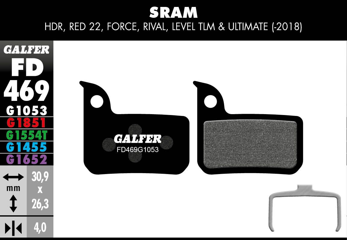 GALFER BRAKE PAD PERFORMANCE FD469G1053