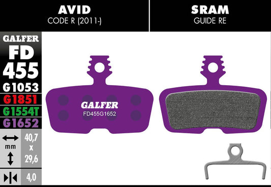 GALFER Brake Pad E-Bike FD455G1652