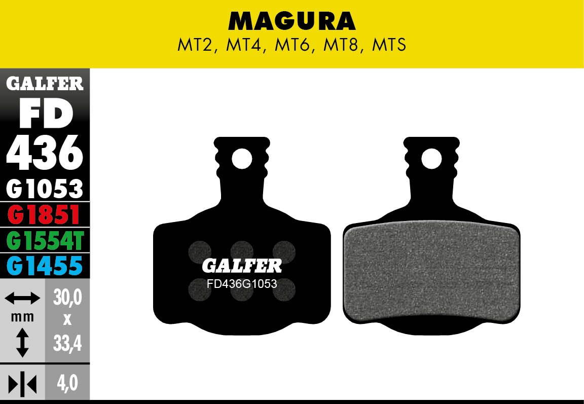 GALFER BRAKE PAD PERFORMANCE FD436G1053