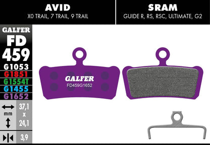GALFER BRAKE PAD E-BIKE FD459G1652