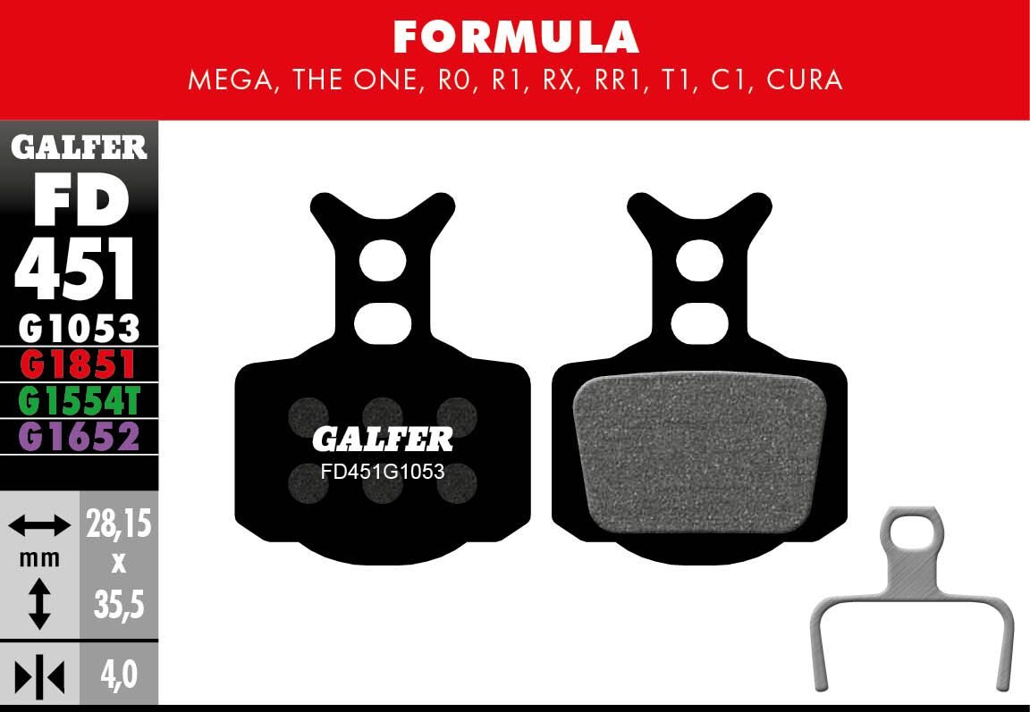 GALFER BRAKE PAD PERFORMANCE FD451G1053