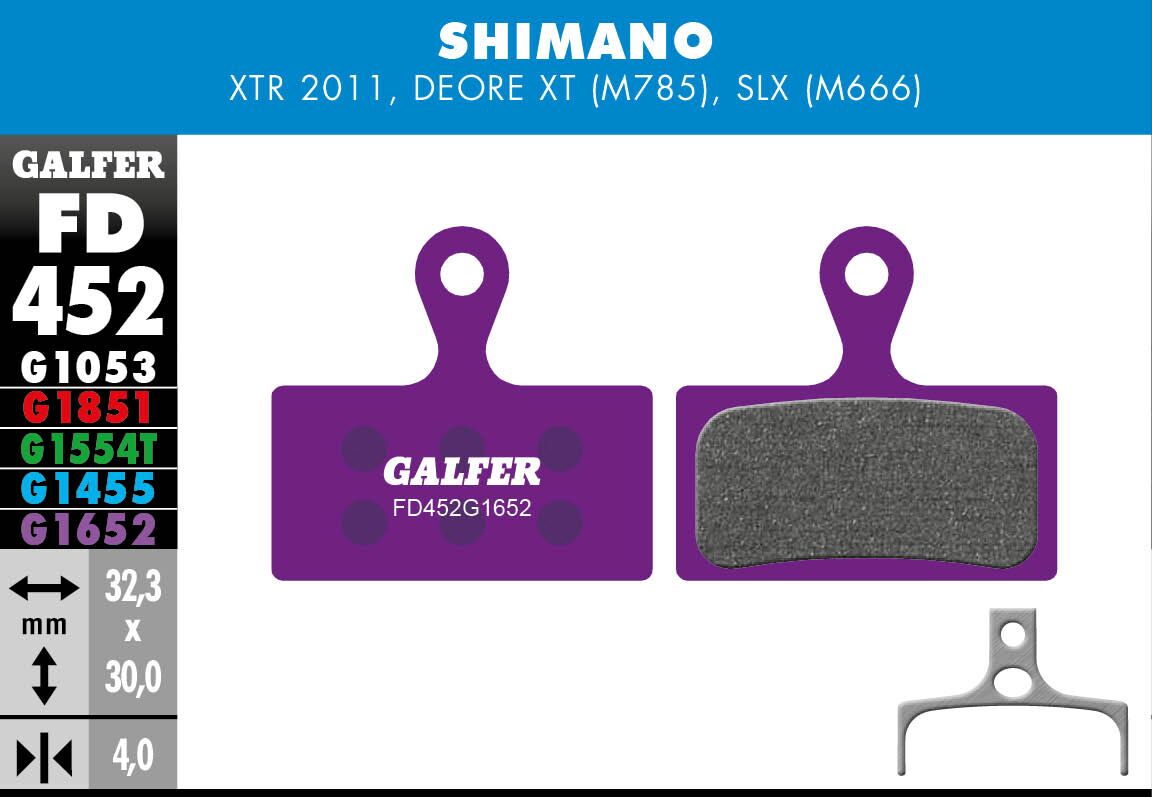 GALFER BRAKE PAD E-BIKE FD452G1652
