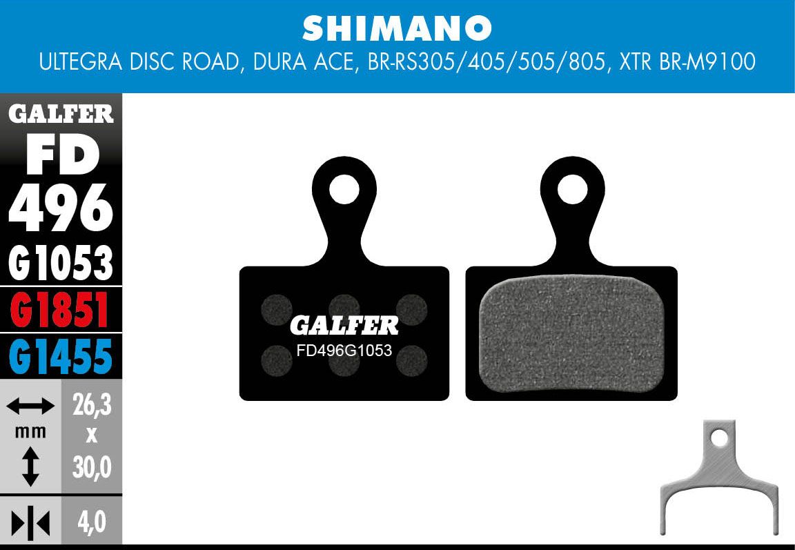 GALFER BRAKE PAD PERFORMANCE FD496G1053
