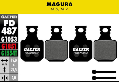 GALFER BRAKE PAD PERFORMANCE FD487G1053