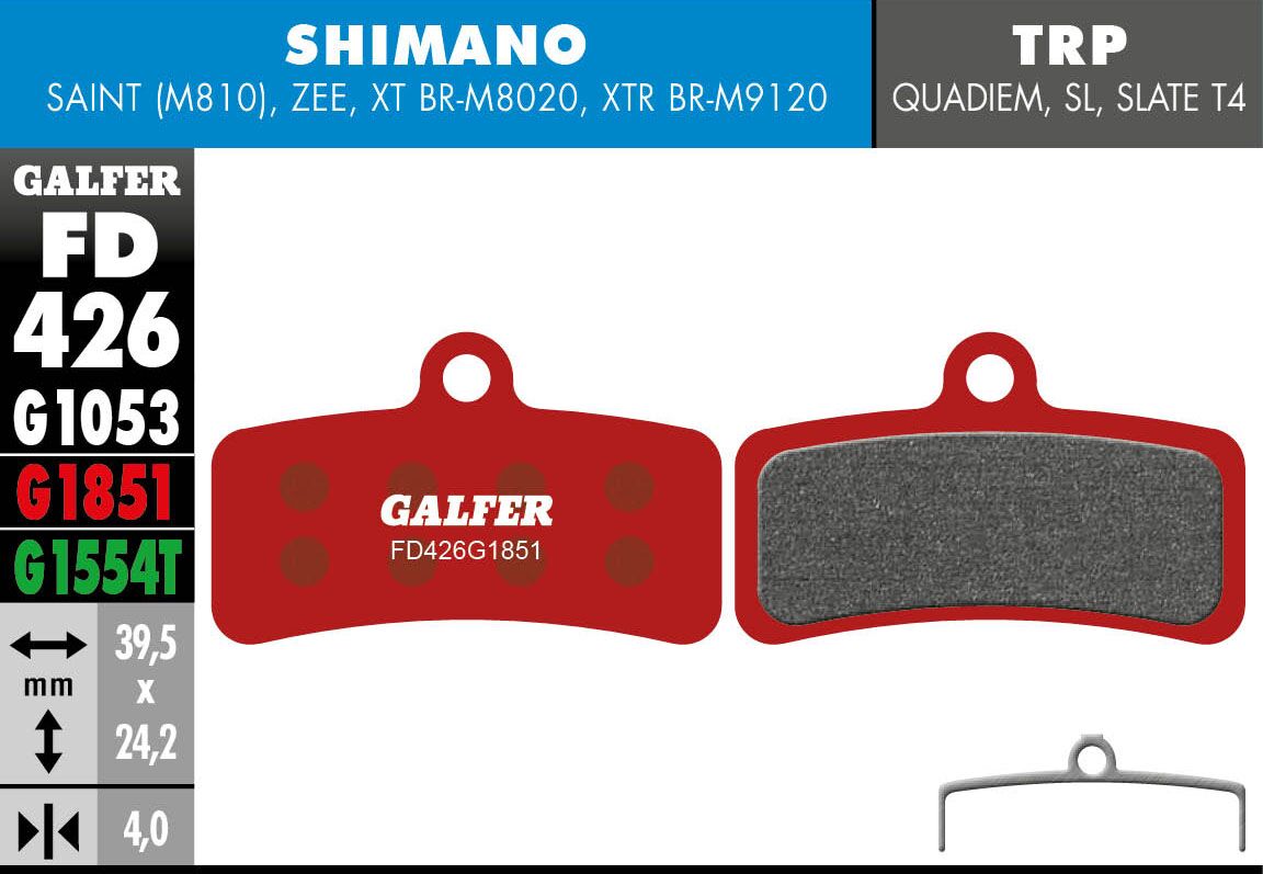 GALFER BRAKE PAD ADVANCED FD426G1851