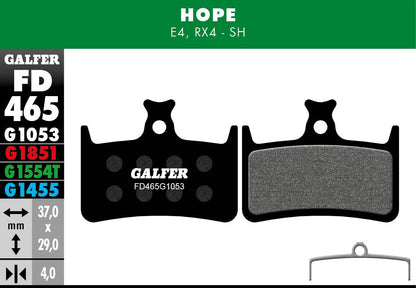 GALFER BRAKE PAD PERFORMANCE FD465G1053