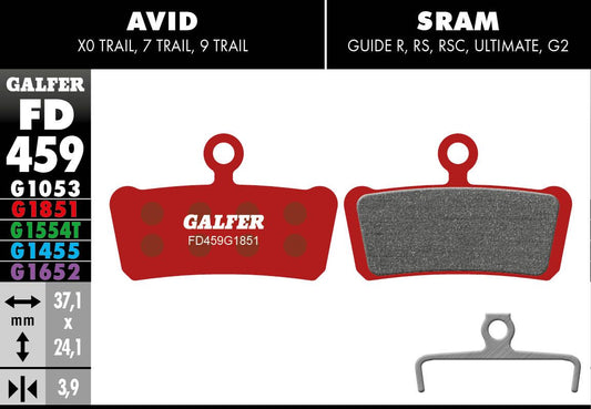 GALFER Brake Pad Advanced FD459G1851