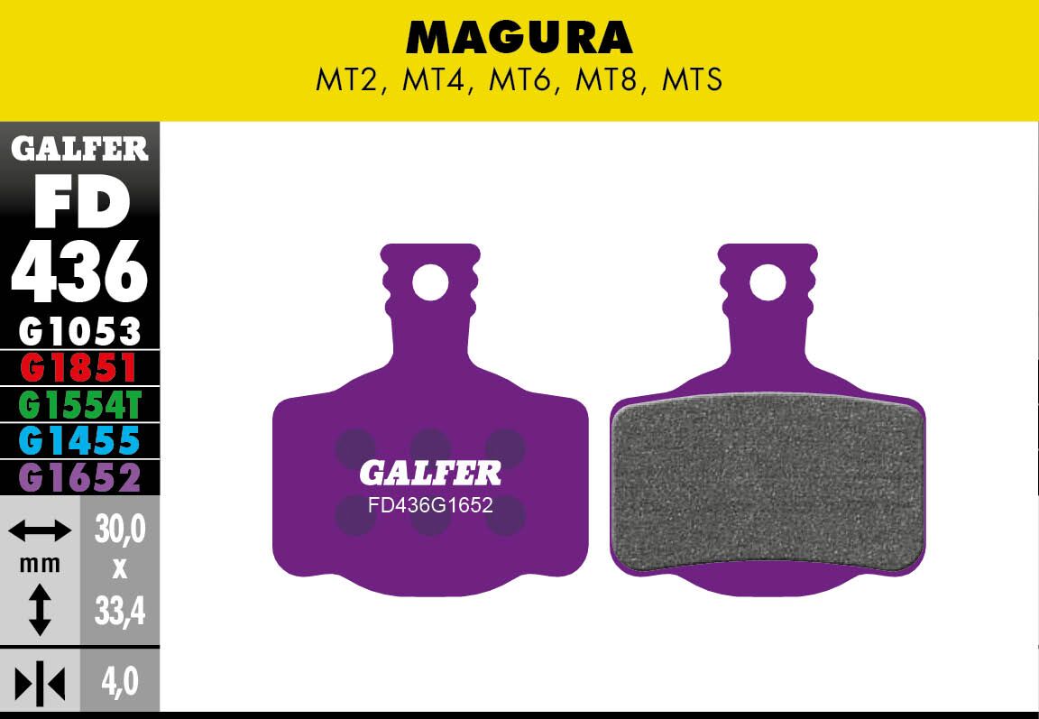 GALFER BRAKE PAD E-BIKE FD436G1652