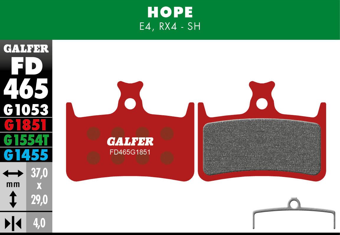 GALFER BRAKE PAD ADVANCED FD465G1851