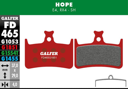 GALFER BRAKE PAD ADVANCED FD465G1851
