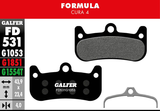 GALFER Brake Pad Performance FD531G1053