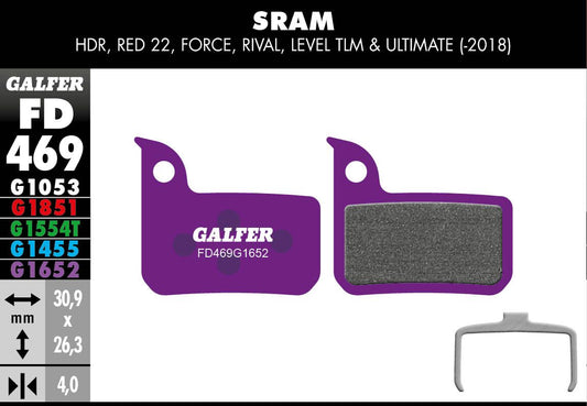 GALFER Brake Pad E-Bike FD469G1652