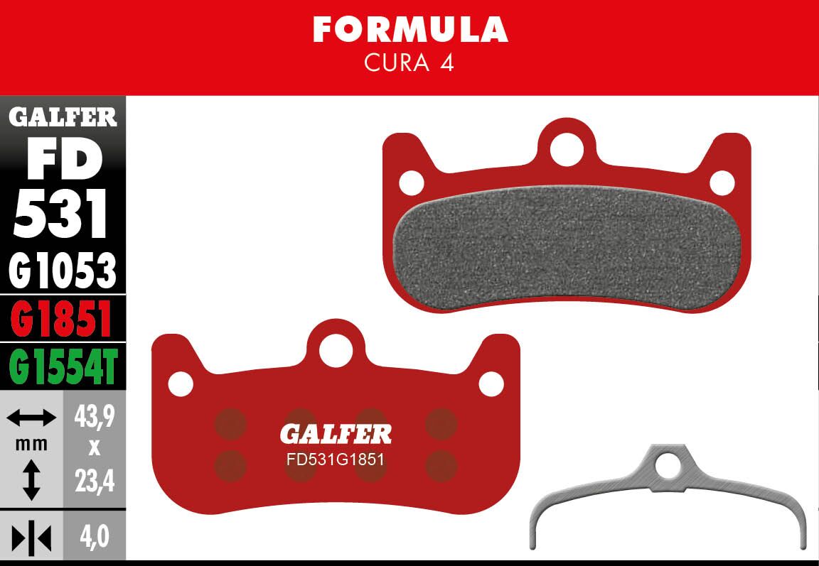 GALFER BRAKE PAD ADVANCED FD531G1851