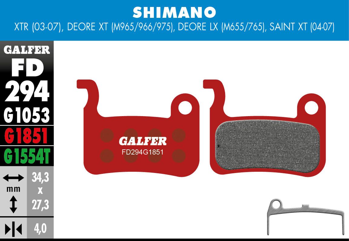 GALFER BRAKE PAD ADVANCED FD294G1851