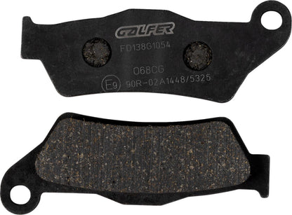 GALFER BRAKE PAD SEMI METAL FD138G1054
