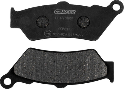 GALFER BRAKE PAD SEMI METAL FD172G1054