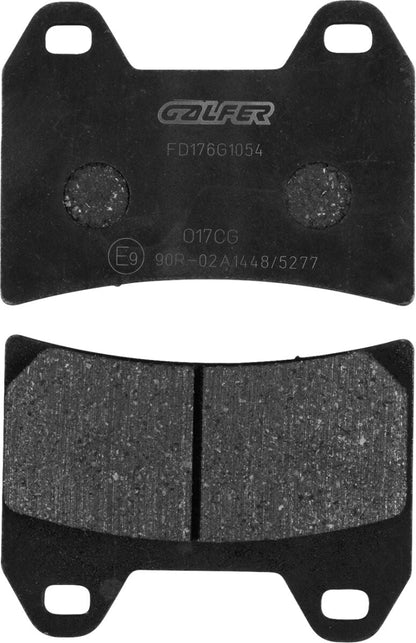 GALFER BRAKE PAD SEMI METAL FD176G1054