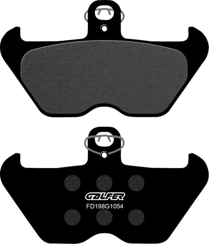 GALFER BRAKE PAD SEMI METAL FD198G1054