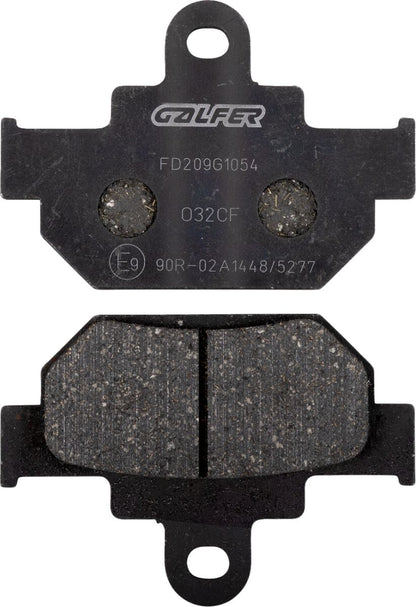 GALFER BRAKE PAD SEMI METAL FD209G1054