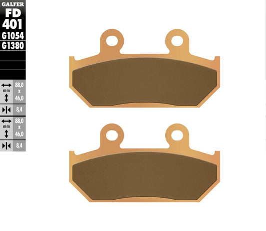 GALFER Brake Pad Sintered Scooter FD401G1380