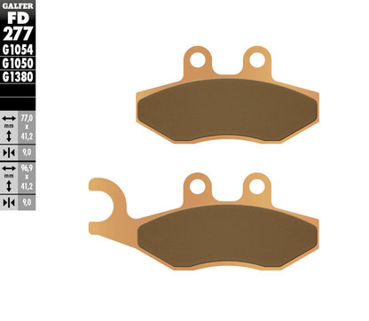 GALFER BRAKE PAD SINTERED SCOOTER FD277G1380