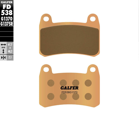 GALFER Brake Pad Sintered FD538G1370
