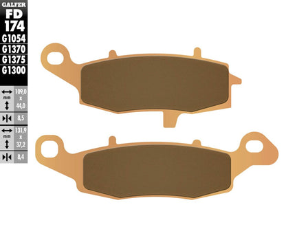 GALFER BRAKE PAD SINTERED SPORT FD174G1375