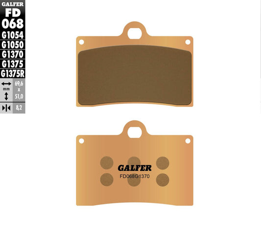 GALFER Brake Pad Sintered FD068G1370