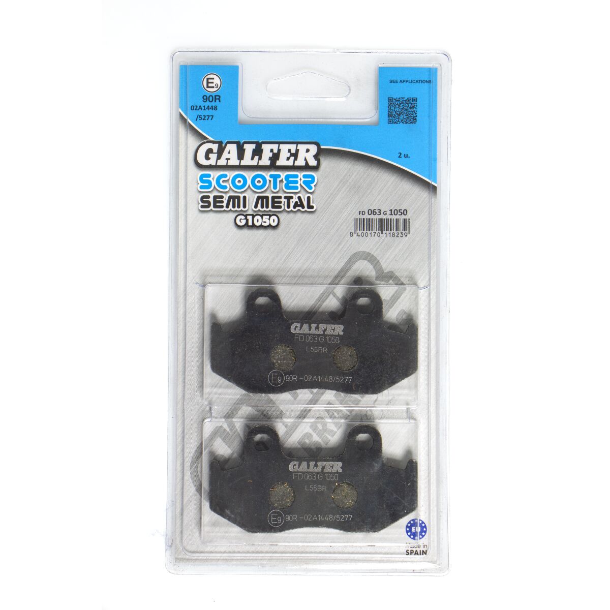 GALFER BRAKE PAD SEMI METALLIC SCOOTER FD063G1050