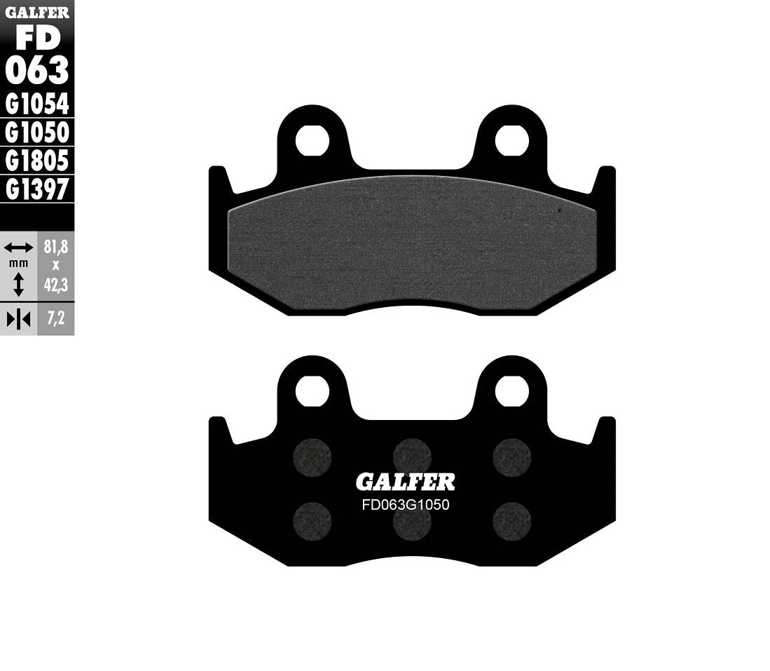 GALFER BRAKE PAD SEMI METALLIC SCOOTER FD063G1050
