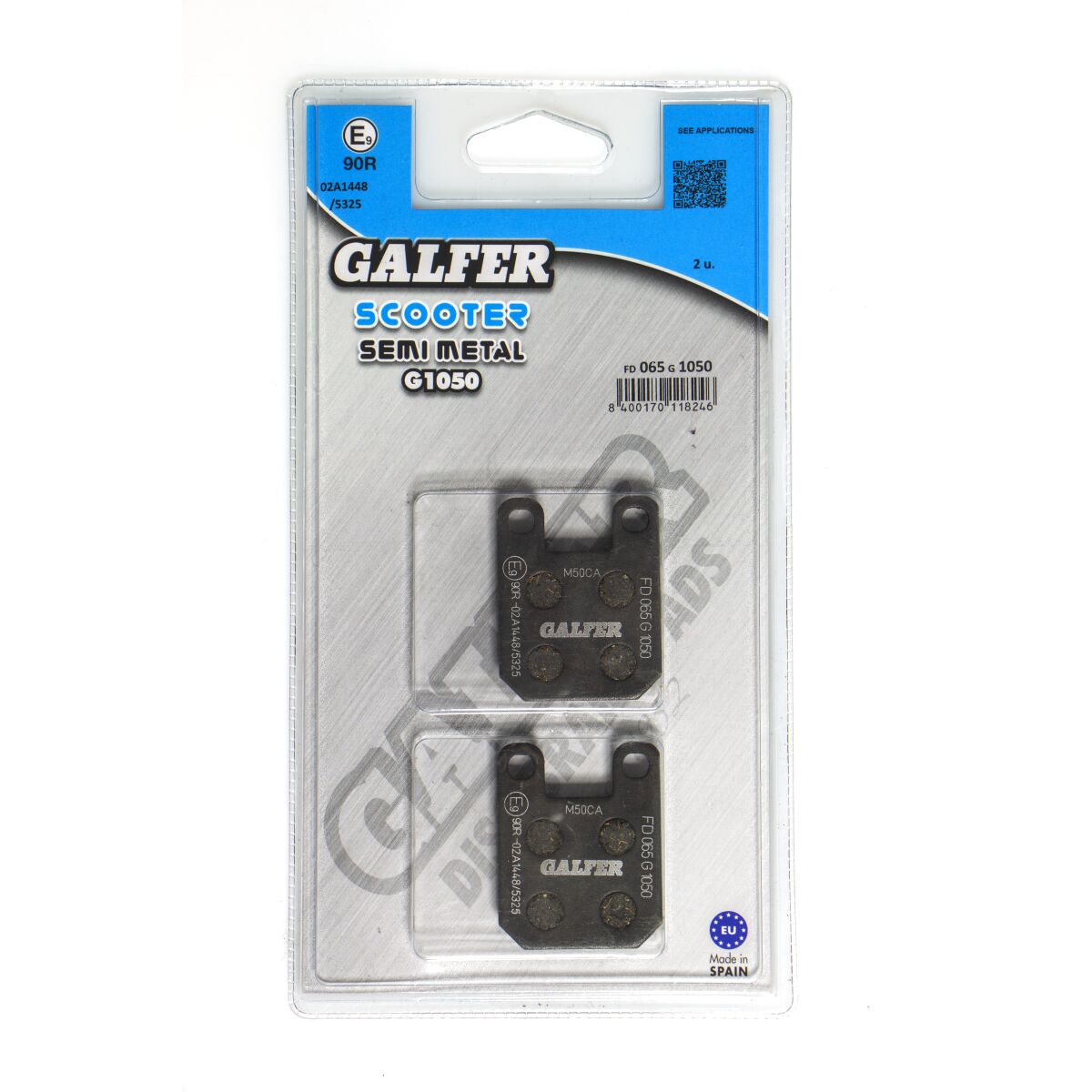 GALFER BRAKE PAD SEMI METALLIC SCOOTER FD065G1050