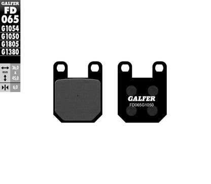 GALFER BRAKE PAD SEMI METALLIC SCOOTER FD065G1050