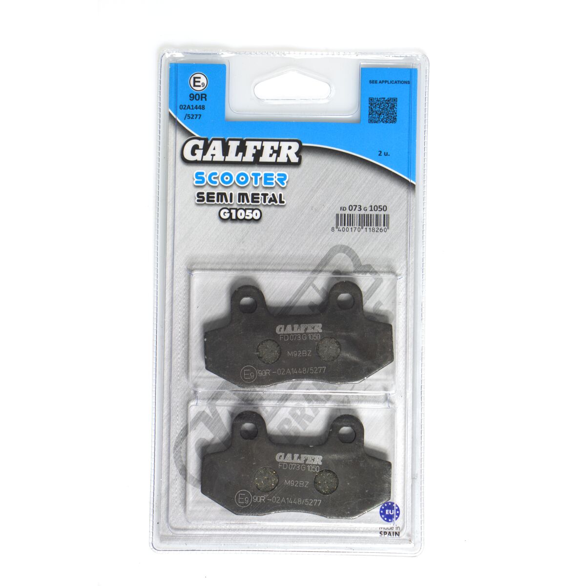 GALFER BRAKE PAD SEMI METALLIC SCOOTER FD073G1050