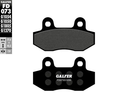 GALFER BRAKE PAD SEMI METALLIC SCOOTER FD073G1050