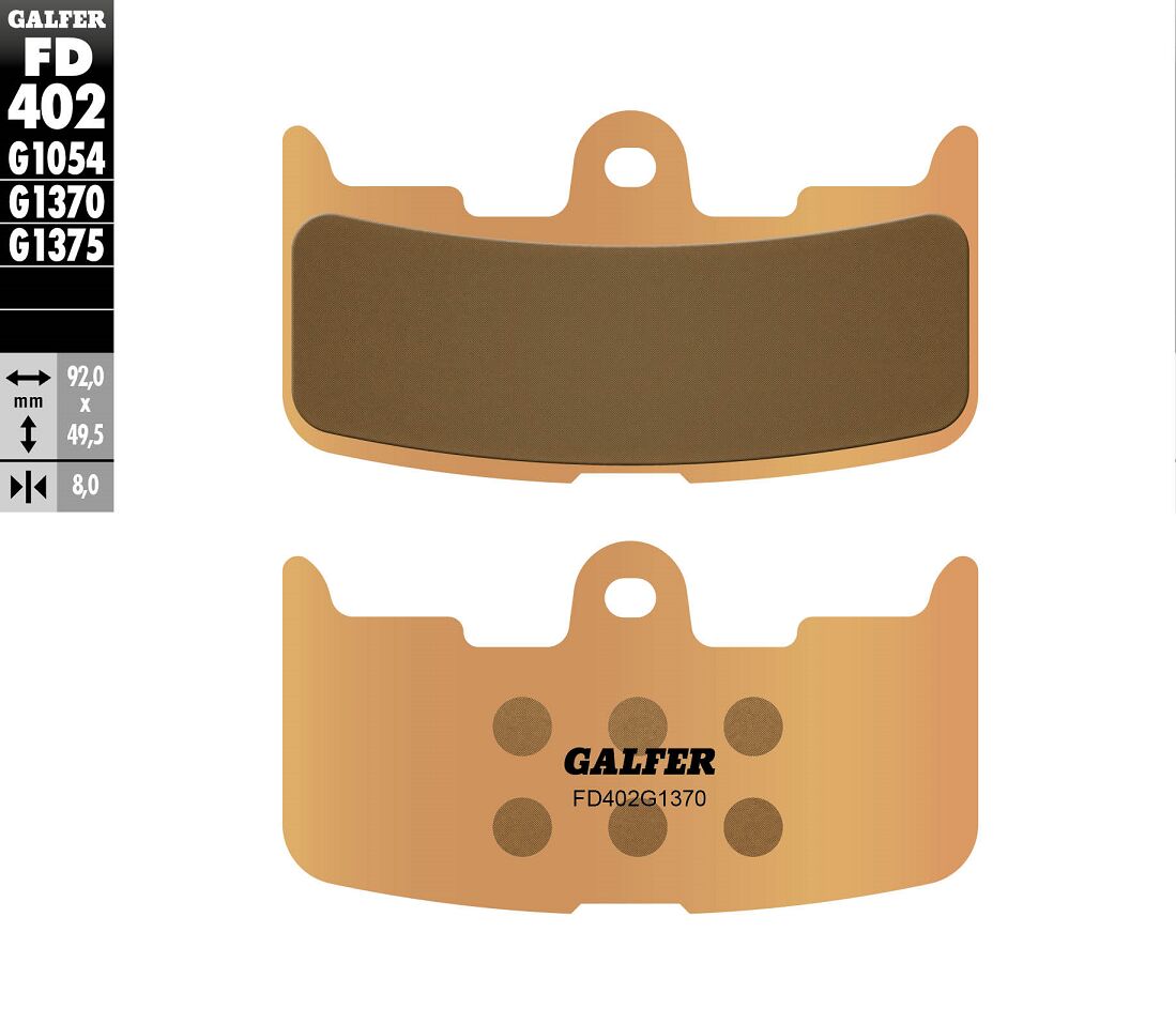 GALFER BRAKE PAD SINTERED FD402G1370
