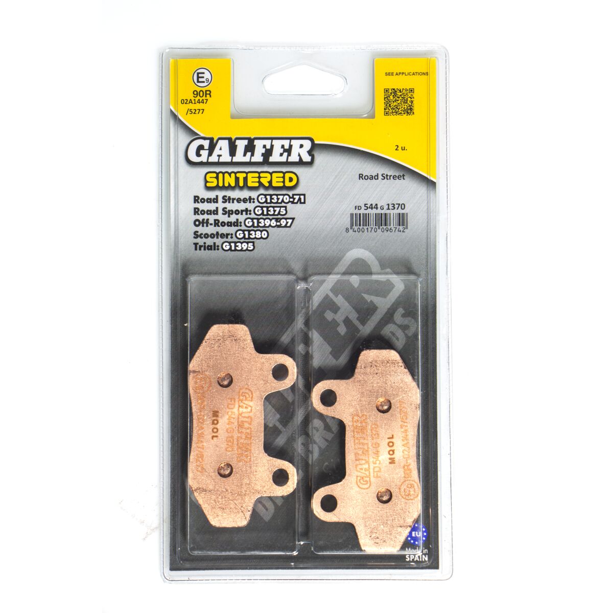 GALFER BRAKE PAD SINTERED STREET RR FD544G1370