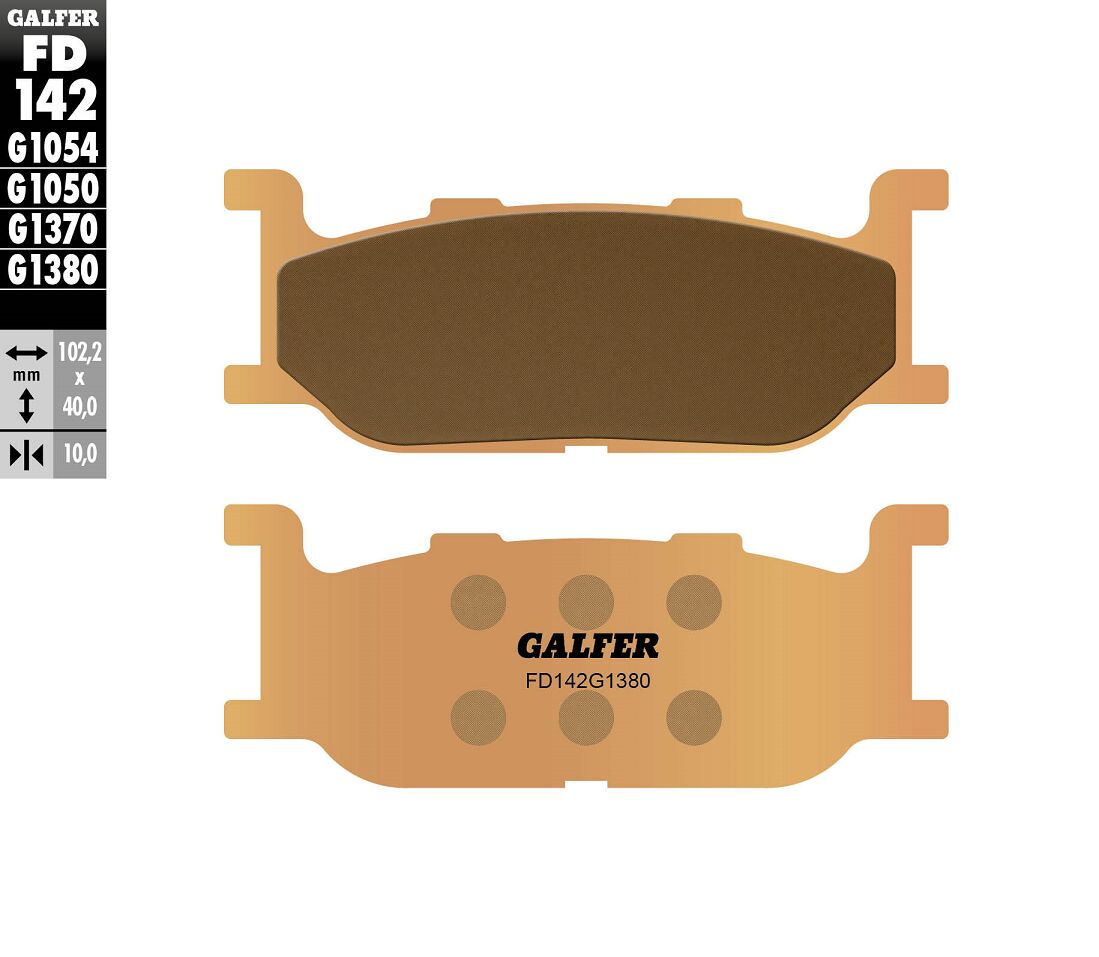 GALFER BRAKE PAD SINTERED SCOOTER FD142G1380