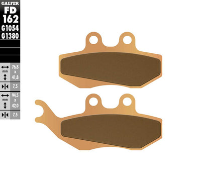 GALFER BRAKE PAD SINTERED SCOOTER FD162G1380