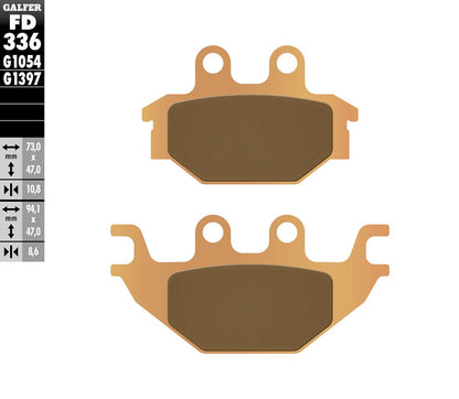 GALFER BRAKE PAD SINTERED ATV FD336G1397