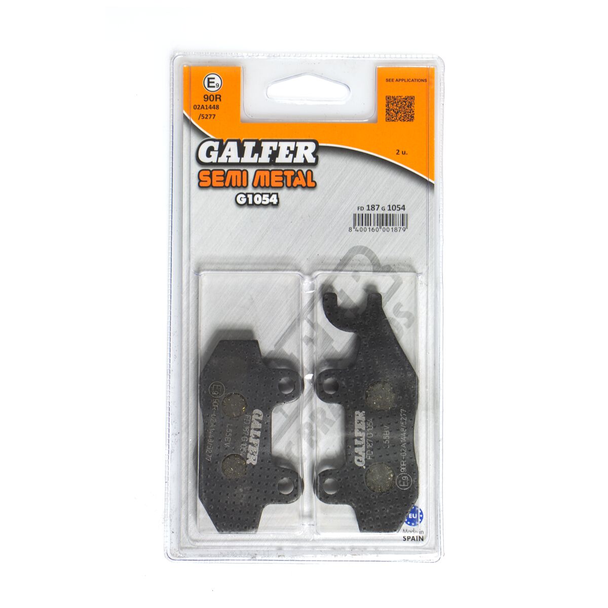 GALFER BRAKE PAD SEMI METAL FD187G1054