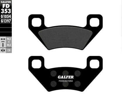 GALFER BRAKE PAD SEMI METAL FD353G1054